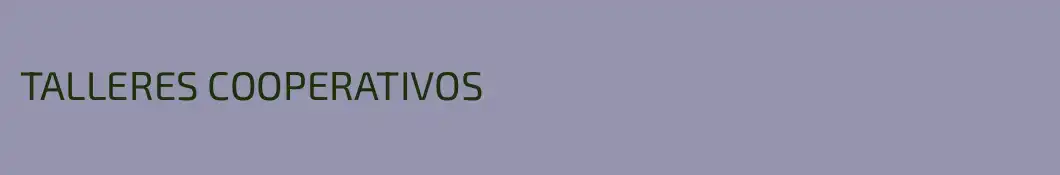 TALLERES COOPERATIVOS